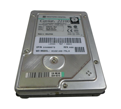 AC22100-75LA - Western Digital 2.1GB 5200RPM IDE 128KB 3.5" HDD