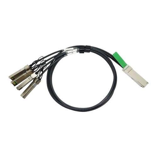 Extreme Networks 10m QSFP+ to 4 x 10G SFP+ Active Optical Cable for high-speed data transfer in data centers
