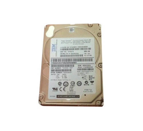 74Y9272 - IBM 900GB 10000RPM SAS 6Gb/s 2.5" HDD