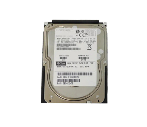 MAW3073NCSUN72G - SUN 73GB 10000RPM Ultra-320 SCSI 3.5" HDD