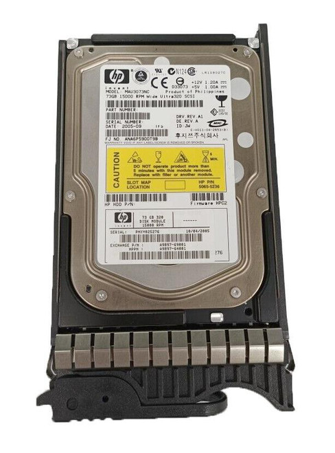 A9897A - HP 73GB 15000RPM Ultra320 SCSI 3.5" Hot-Plug HDD