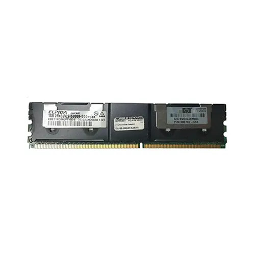 398706-551 - HP 1GB DDR2-667MHz PC2-5300 ECC Fully Buffered CL5 240-Pin FB-DIMM 1.8V Dual Rank Memory Module