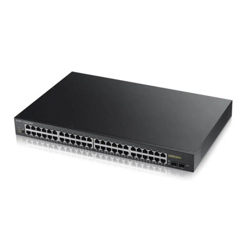 GS1900-48HP - Zyxel 48-Port Gigabit PoE+ 2 SFP Layer 2 Managed Switch