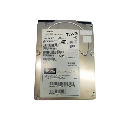 390-0269 - SUN 73GB 10000RPM Fibre Channel 3.5" HDD