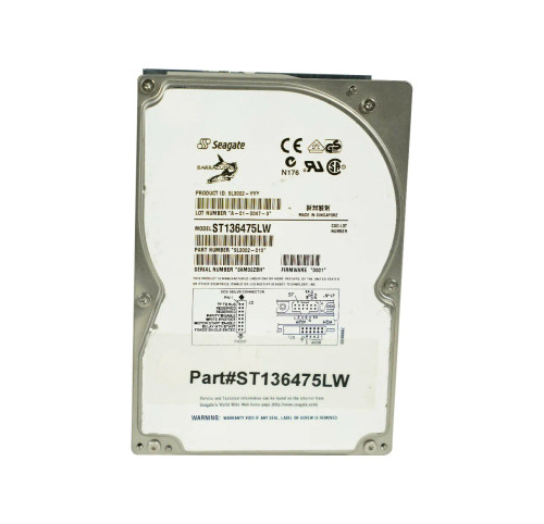 ST136475LW - Seagate 36.4GB 7200RPM Ultra2 SCSI 3.5" HDD