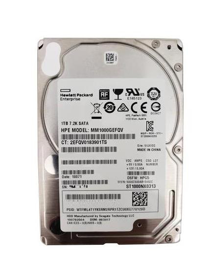 R498A - HP 1TB 7200RPM SAS 6Gb/s 2.5" HDD