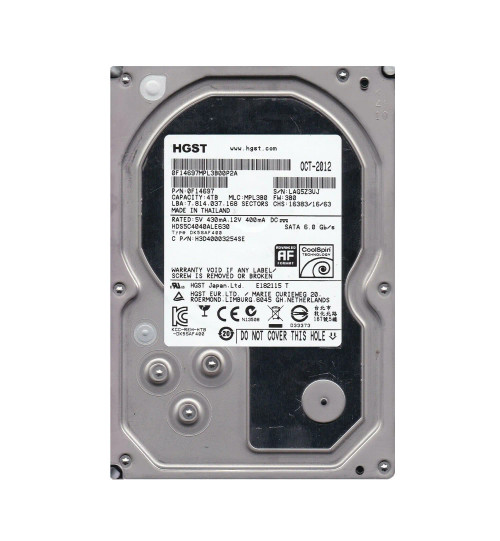 H3D40003254SE - Hitachi 4TB 5400RPM SATA 3Gb/s 32MB 3.5" HDD