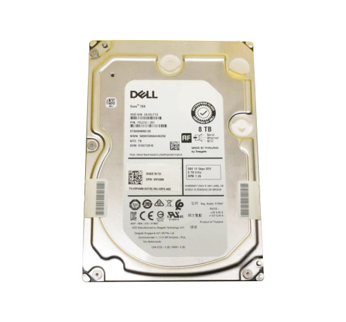 Dell 9P4WN 8TB SAS 12Gb/s SED 3.5 Nearline Hard Drive with Tray