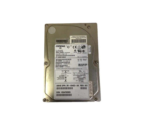 3R-A0403-AA - HP 9.1GB 10000RPM Ultra-2 SCSI 68-Pin 3.5" HDD