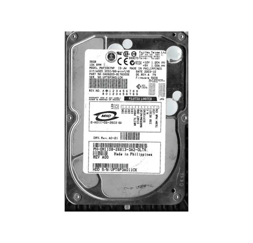 CA06200-B17600DE - Fujitsu 36GB 10000RPM Ultra320 SCSI 3.5" HDD