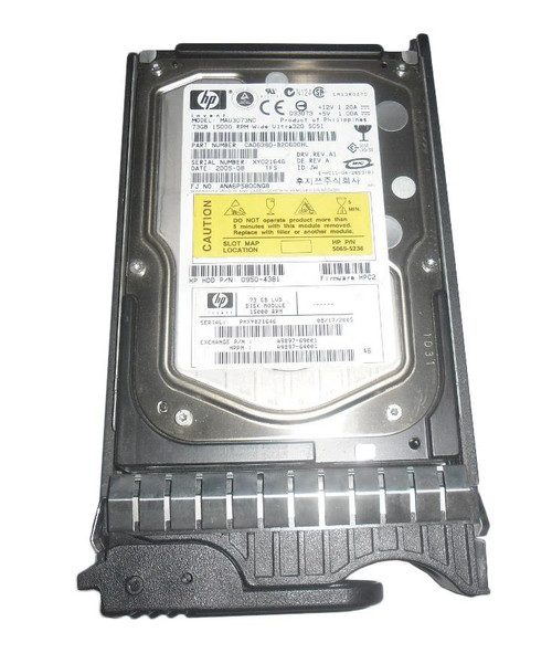 A9897-69001 - HP 73GB 15000RPM Ultra320 SCSI Hot-Pluggable 80-Pin LVD 3.5-Inch Hard Drive with Tray