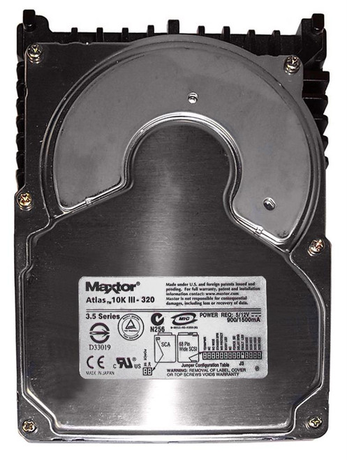 KU18L017 - Maxtor 18.4GB 10000RPM Ultra-320 SCSI 3.5" HDD