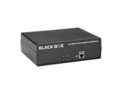 SW1041A - Black Box 3 x Ports 1000Base-T + 1 x Port 10Base-T Remote Controlled Ethernet CAT6 A/B Switch