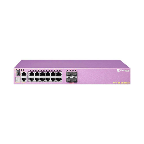 X440-G2-12T-10GE4 - Extreme Networks ExtremeSwitching 12 x Ports RJ-45 + 4 x 1GbE SFP 1U Rack-mountable GE Network Switch