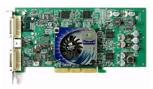 Quadro4980XGL - IBM 128MB Quadro4 980XGL AGP 8x Dual DVI Graphics Card