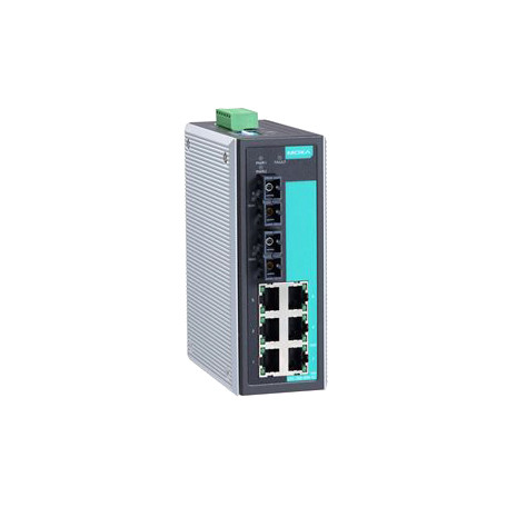 EDS-308-S-SC - Moxa 8-Port Industrial Unmanaged Ethernet Switch