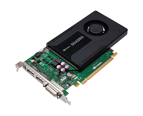 VCQK2000D-BLK - NVIDIA Nvidia Quadro K2000D 2GB DL-DVI+ 2 x DP PCI-E x16 Graphics Card