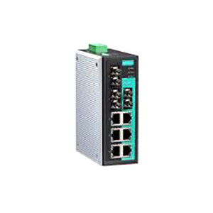 EDS-309-3M-ST - Moxa 6-Port 10/100 3-Port ST Ethernet Switch