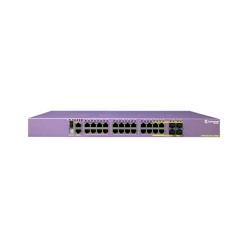 X440-G2-24P-10GE4 - Extreme Networks ExtremeSwitching X440-G2 Series X440-G2-24p-10GE4 24 x Ports PoE+ 1GBase-T + 4 x Ports Combo Layer 3 Managed 1U Rack-Mountable GE Network Switch