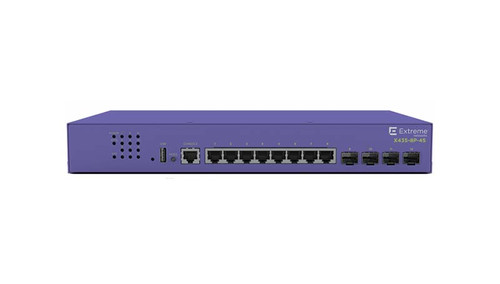 X435-8P-4S - Extreme Networks X435 8-port PoE Switch with 4 x 1G/2.5G SFP ports