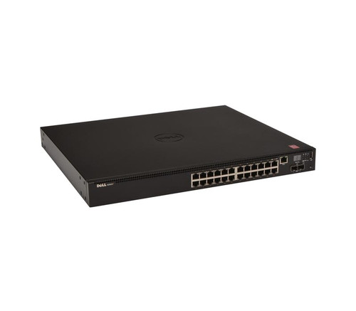05RFWR - Dell Networking N2024P 24-Ports 1000Base-T PoE+ + 2-Ports 10G Ethernet SFP+ Rack-Mountable 1U Layer2 Managed Gigabit Ethernet Network Switch