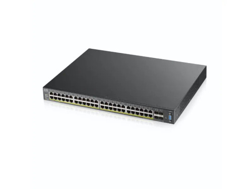 XGS2210-52HP - Zyxel 48-Port PoE+ Gigabit 4x SFP+ Network Switch