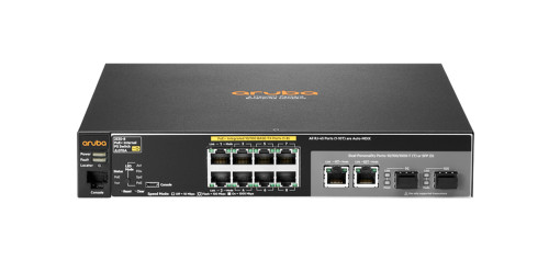 JL070-60001 - HP HP Aruba 2530 Series 2530-8-PoE+ 8 x RJ-45 Ports PoE+ 10/100/1000Base-T + 2 x Gigabit Combo Ports Layer2 Managed 1U Rack-mountable Gigabit Ethernet Network Switch