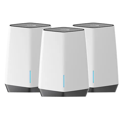 SXK80B3-100NAS - NetGear Tri-Band WiFi 6 9-Port Gigabit Mesh Router 3-Pack