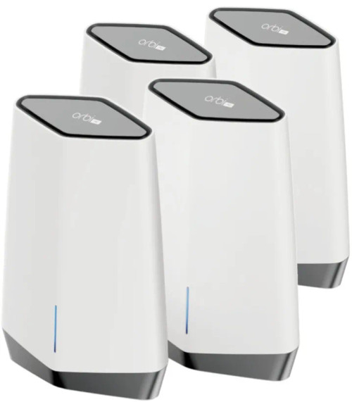SXK80B4-100NAS - NetGear Tri-Band WiFi 6 AX6000 4-Pack Mesh Router