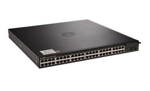 PC8164F - Dell PowerConnect 8164F 48 x SFP+ Ports 10GBase-T + 2 x QSFP+ Ports 40GBase-X Layer3 Managed 1U Rack-mountable Ethernet Network Switch