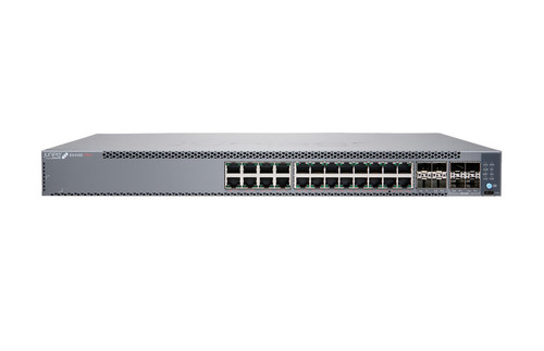 B-EX4100-24P-EDU - Juniper EX4100 Series EX4100-24P 24 x Ports PoE 10/100/1000Base-T + 4 x 10GbE Uplink Ports + 4 x 25GbE Stacking/Uplink Ports Layer 3 Managed 1U Rack-mountable Gigabit Ethernet Network Switch
