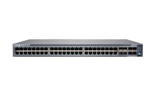 EX4100-48P - Juniper EX4100 Series 48 x Ports PoE 10/100/1000Base-T + 4 x 10GbE Uplink Ports + 4 x 25GbE Stacking/Uplink Ports Layer 3 Managed 1U Rack-mountable Gigabit Ethernet Network Switch