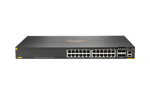 JL666A -  HPE Aruba CX 6300F - 24x PoE+ 1000BaseT + 4x SFP56 L3 Managed 1U RackMount