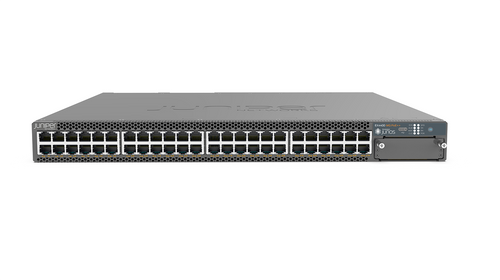 EX4400-48MP-S - Juniper EX4400 Series EX4400-48MP 12 x 10GBase-T + 36 x 2.5GbE Ports PoE+ + 4 x 25GbE + 2 x 100GbE Layer 3 Managed 1U Rack-mountable Gigabit Ethernet Network Switch