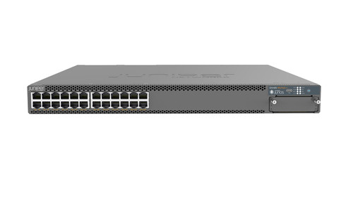 EX4400-24MP-TAA - Juniper EX4400 Series EX4400-24MP 24 x Ports PoE+ 10/100/1000Base-T + 4 x 25GbE + 2 x 100GbE Layer3 Managed 1U Rack-mountable Gigabit Ethernet Network Switch