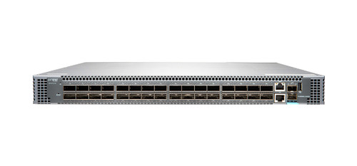 QFX5120-32C-DC-AFO - Juniper QFX5120 Series QFX5120-32C 32 x QSFP28 Ports 100GBase-X Layer 3 Managed 1U Rack-mountable Back-To-Front Arflow Gigabit Ethernet Network Switch