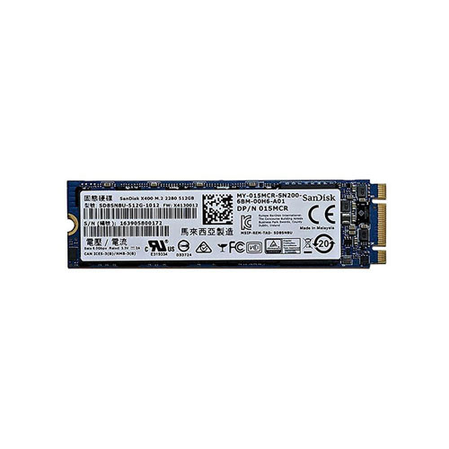 015MCR - Dell 512GB SATA 6Gb/s M.2 2280 SSD