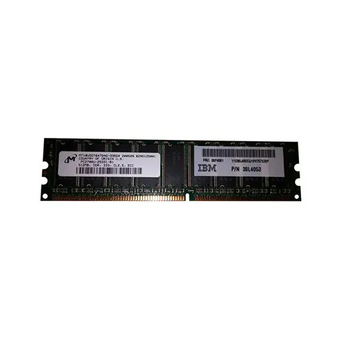 06P4061 - IBM 512MB DDR-333MHz PC2700 ECC Unbuffered 184-Pin UDIMM