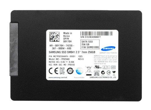 08Y70H - Dell 256GB MLC SATA 6Gbps 2.5" SSD