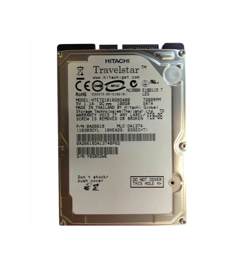 0A26618 - HGST 100GB 7200RPM SATA 2.5" HDD