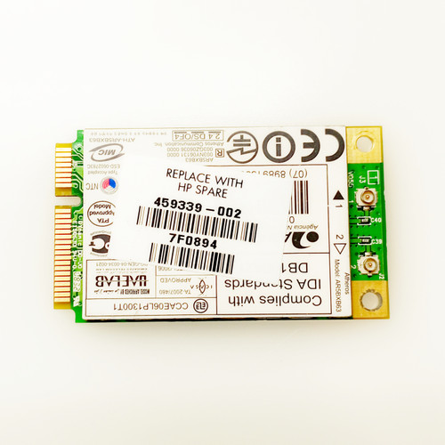 455549-002 - HP Mini PCI-Express 802.11a/b/g/n Wireless Network Card