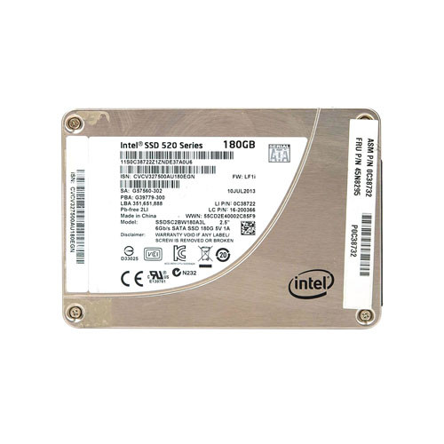 0C38722 - Lenovo 180GB SATA 6Gb/s 2.5" SSD