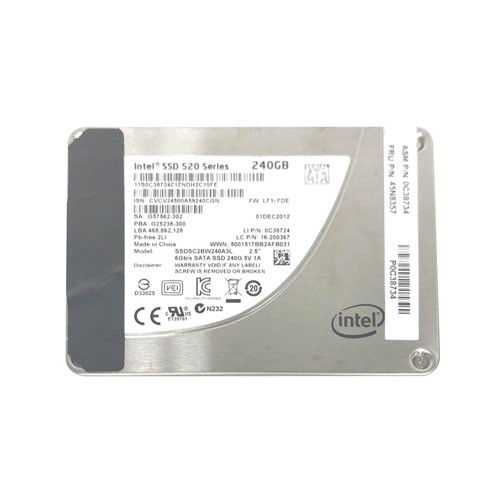 0C38734 - Lenovo 240GB SATA 6Gb/s 2.5" SSD