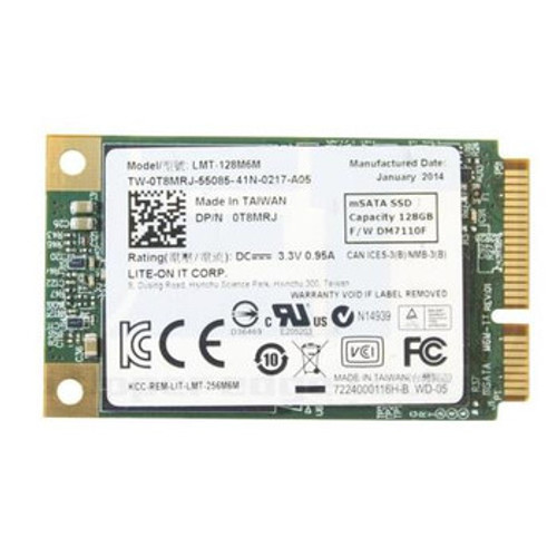 0T8MRJ - Dell 128GB mSATA 6.0Gb/s Mini PCI-e 1.8-inch Solid State Drive