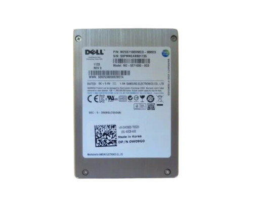 0W09G0 - Dell 100GB SLC SATA 3Gb/s 2.5" SSD