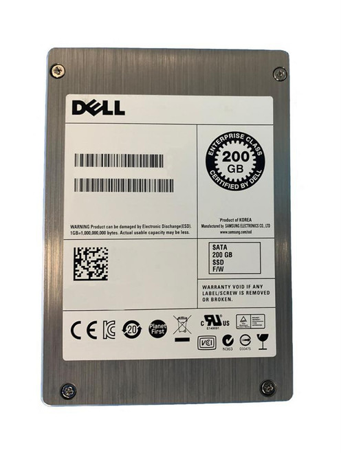 0XRVFK - Dell 200GB MLC SAS 12Gb/s 2.5" Hot-Plug SSD