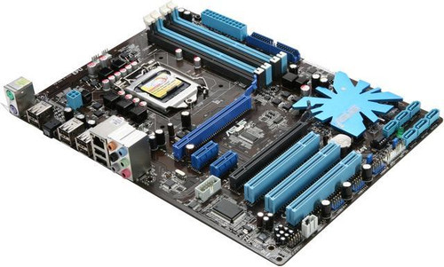 10PCS-P7P55-LX - ASUS LGA-1156 ATX 16GB DDR3 Desktop Motherboard