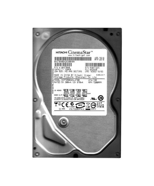 Hitachi 320GB 7200RPM 3.5 CinemaStar Hard Drive for ATA 133 Servers