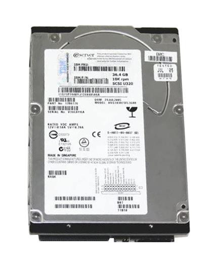 32P0723 - IBM 36.4GB 10000RPM Ultra320 SCSI 68-Pin 3.5" HDD