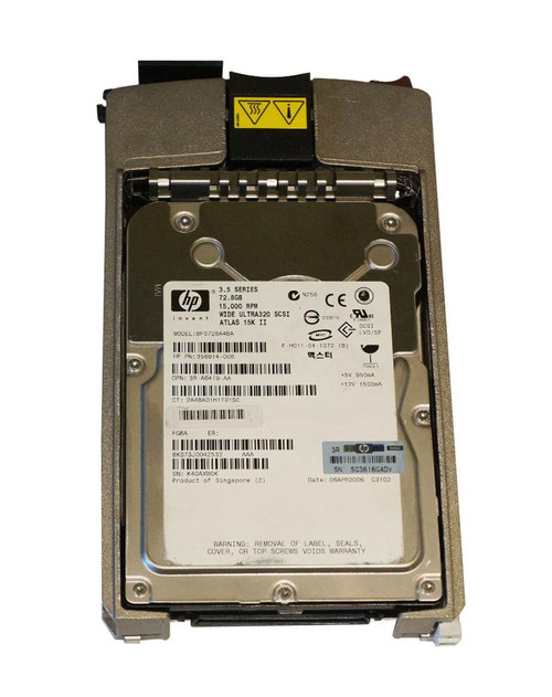 356914-008 - HP 72.8GB 15000RPM Ultra320 SCSI 3.5" HDD